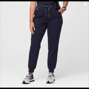 FIGS High Waisted Zamora Jogger Pant 2.0 in Navy